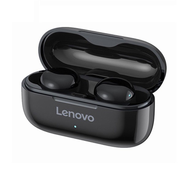 LENOVO LP11 bluetooth fülhallgató SZTEREO (v5.0, TWS, mikrofon + töltőtok, SPORT) FEKETE (LP11_B)