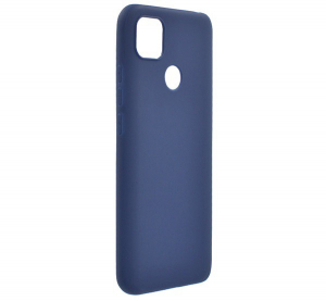 Szilikon telefonvédő (matt) SÖTÉTKÉK [Xiaomi Redmi 9C]