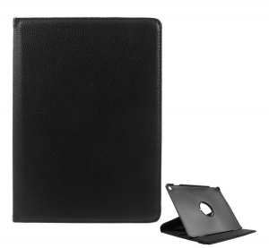 Tok &aacute;ll&oacute;, bőr hat&aacute;s&uacute; (FLIP, asztali tart&oacute; funkci&oacute;, 360&deg;-ban forgathat&oacute;) FEKETE [Huawei MediaPad M3 Lite 10 WIFI]