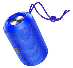 HOCO HC1 bluetooth hordozható hangszóró (v5.0, TransFlash kártyaolvasó, 5W teljesítmény) KÉK (HC1_BL)