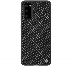 NILLKIN TWINKLE szilikon telefonvédő (közepesen ütésálló, műanyag hátlap, környezetbarát, csillogó) EZÜST [Samsung Galaxy S20 5G (SM-G981U)]