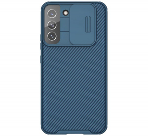 NILLKIN CAMSHIELD PRO műanyag telefonv&eacute;dő (szilikon keret, k&ouml;zepesen &uuml;t&eacute;s&aacute;ll&oacute;, kamera v&eacute;delem, cs&iacute;kos minta) S&Ouml;T&Eacute;TK&Eacute;K [Samsung Galaxy S22 Plus 5G (SM-