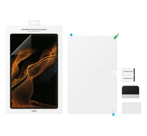 SAMSUNG k&eacute;pernyőv&eacute;dő f&oacute;lia (extra karc&aacute;ll&oacute;, t&uuml;kr&ouml;ződ&eacute;smentes, hosszantart&oacute; v&eacute;delem) &Aacute;TL&Aacute;TSZ&Oacute; [Samsung Galaxy Tab S8 Ultra LTE (SM-X906)]