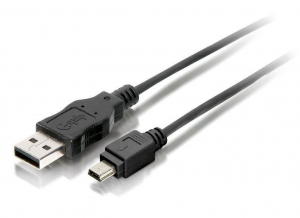 Equip 128521 USB 2.0 A-Mini5P kábel apa - apa 1,8m