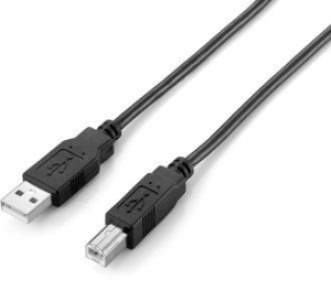 Equip 128860 USB 2.0 A-B nyomtató kábel apa - apa duplán árnyékolt 1,8m