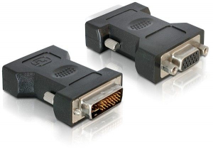 Delock DL65016 VGA 15 tűs female -> DVI 24+5 male adapter