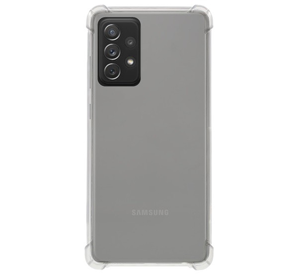 Szilikon telefonvédő (közepesen ütésálló, légpárnás sarok) ÁTLÁTSZÓ [Samsung Galaxy A72 5G (SM-A726F)]