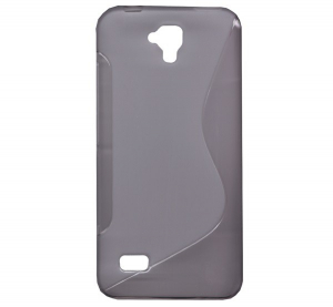 Szilikon telefonvédő (S-line) FÜSTSZÍNŰ [Huawei Y5 (Y560)]