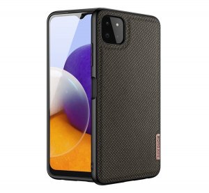 DUX DUCIS FINO szilikon telefonv&eacute;dő (műanyag belső, k&ouml;zepesen &uuml;t&eacute;s&aacute;ll&oacute;, r&aacute;cs minta) S&Ouml;T&Eacute;TZ&Ouml;LD [Samsung Galaxy A22 5G (SM-A226)]