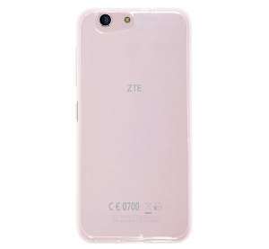 Szilikon telefonvédő (fényes) ÁTLÁTSZÓ [ZTE Blade A512]