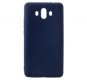 Szilikon telefonvédő (matt) SÖTÉTKÉK [Huawei Mate 10]