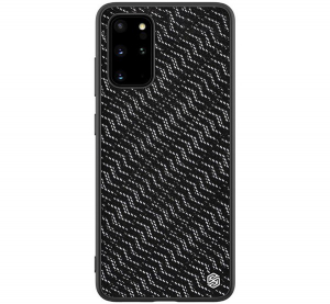 NILLKIN TWINKLE szilikon telefonvédő (közepesen ütésálló, műanyag hátlap, környezetbarát, csillogó) EZÜST [Samsung Galaxy S20 Plus 5G (SM-G986)]