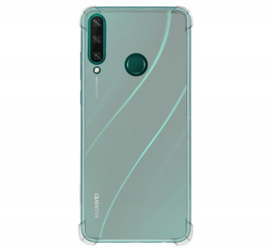 ROAR JELLY ARMOR műanyag telefonvédő (szilikon keret, közepesen ütésálló, légpárnás sarok) ÁTLÁTSZÓ [Huawei Y6p]