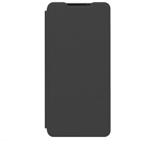Designed for SAMSUNG tok álló (aktív FLIP, oldalra nyíló, bankkártya tartó) FEKETE [Samsung Galaxy A42 5G (SM-A425F)]