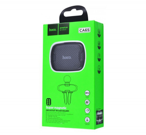 HOCO CA65 aut&oacute;s tart&oacute; (szellőzőre, 360&deg;-ban forgathat&oacute;, m&aacute;gneses) FEKETE (CA65_B)