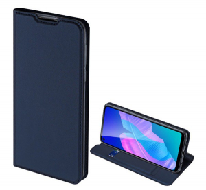 DUX DUCIS SKIN PRO tok &aacute;ll&oacute;, bőr hat&aacute;s&uacute; (FLIP, oldalra ny&iacute;l&oacute;, bankk&aacute;rtya tart&oacute;, asztali tart&oacute; funkci&oacute;) S&Ouml;T&Eacute;TK&Eacute;K [Huawei P40 Lite E / Y7p]