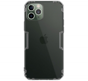 NILLKIN NATURE szilikon telefonv&eacute;dő (k&ouml;zepesen &uuml;t&eacute;s&aacute;ll&oacute;, l&eacute;gp&aacute;rn&aacute;s sarok, 0.6 mm, ultrav&eacute;kony) SZ&Uuml;RKE [Apple iPhone 12 Pro]