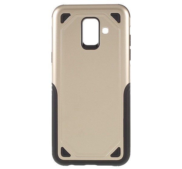 Defender műanyag telefonvédő (közepesen ütésálló, szilikon belső, ultravékony) ARANY [Samsung Galaxy A6 (2018) SM-A600F]