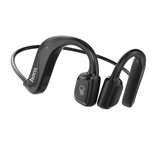 HOCO ES50 bluetooth fülhallgató SZTEREO (v5.0, nyakba akasztható, multipoint, hangerőszabályzó, SPORT) FEKETE (ES50_B)