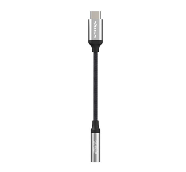 NILLKIN HIFI adapter kábel (Type-C, - 3.5mm jack aljzat) EZÜST