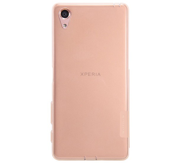 NILLKIN NATURE szilikon telefonvédő (0.6 mm, ultravékony) ARANYBARNA [Sony Xperia X (F5121)]