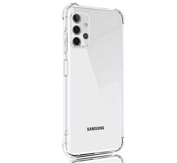 ROAR JELLY ARMOR műanyag telefonvédő (szilikon keret, közepesen ütésálló, légpárnás sarok) ÁTLÁTSZÓ [Samsung Galaxy A32 4G (SM-A325)]