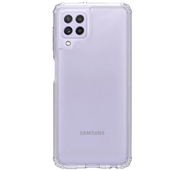 Szilikon telefonvédő (közepesen ütésálló, légpárnás sarok) ÁTLÁTSZÓ [Samsung Galaxy A22 4G (SM-A225)]