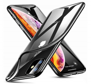 ESR ESSENTIAL CROWN szilikon telefonv&eacute;dő (k&ouml;zepesen &uuml;t&eacute;s&aacute;ll&oacute;) FEKETE [Apple iPhone 11 Pro Max]