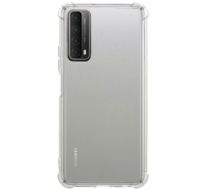 Szilikon telefonvédő (közepesen ütésálló, légpárnás sarok) ÁTLÁTSZÓ [Huawei P Smart (2021)]