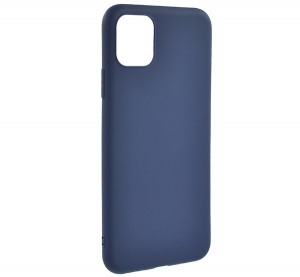 Szilikon telefonvédő (matt) SÖTÉTKÉK [Apple iPhone 11 Pro Max]