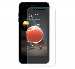 ENKAY képernyővédő üveg (2.5D lekerekített szél, karcálló, 0.26mm, 9H) ÁTLÁTSZÓ [LG K9 K350 (K8 2018)]
