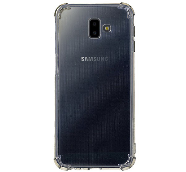 Szilikon telefonvédő (közepesen ütésálló, légpárnás sarok) ÁTLÁTSZÓ [Samsung Galaxy J6 Plus (SM-J610F)]