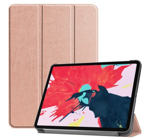 Tok &aacute;ll&oacute;, bőr hat&aacute;s&uacute; (akt&iacute;v FLIP, oldalra ny&iacute;l&oacute;, TRIFOLD asztali tart&oacute; funkci&oacute;) ROZ&Eacute;ARANY 2 [Apple IPAD Pro 11 (2021)]