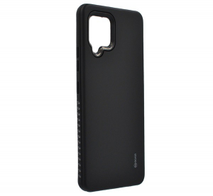 ROAR RICO ARMOR szilikon telefonv&eacute;dő (k&ouml;zepesen &uuml;t&eacute;s&aacute;ll&oacute;, műanyag h&aacute;tlap, matt) FEKETE [Samsung Galaxy A42 5G (SM-A425F)]