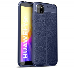 Szilikon telefonv&eacute;dő (k&ouml;zepesen &uuml;t&eacute;s&aacute;ll&oacute;, bőr hat&aacute;s&uacute;, varr&aacute;s minta) S&Ouml;T&Eacute;TK&Eacute;K [Honor 9S]