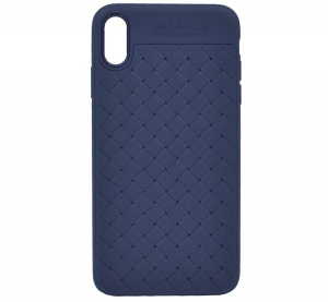 USAMS Woven szilikon telefonv&eacute;dő (fonott minta) S&Ouml;T&Eacute;TK&Eacute;K [Apple iPhone XS Max 6.5]