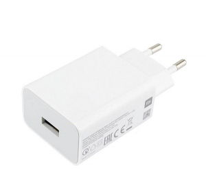 XIAOMI hálózati töltő USB aljzat (5V / 3000mA, 18W, gyorstöltés támogatás + Type-C kábel) FEHÉR (MDY-10-EF / LB4173U0324503(D))