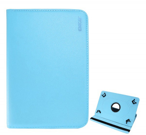 ENKAY tok &aacute;ll&oacute;, bőr hat&aacute;s&uacute; (FLIP, asztali tart&oacute; funkci&oacute;, 360&deg;-ban forgathat&oacute;, univerz&aacute;lis, 10" m&eacute;ret) VIL&Aacute;GOSK&Eacute;K [Alcatel 1T 10.1 WIFI (OT-8091)]