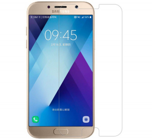 NILLKIN H+ PRO k&eacute;pernyőv&eacute;dő &uuml;veg (2.5D lekerek&iacute;tett sz&eacute;l, karc&aacute;ll&oacute;, UV szűr&eacute;s, ultrav&eacute;kony, 0.2mm, 9H) &Aacute;TL&Aacute;TSZ&Oacute; [Samsung Galaxy A3 (2017) SM-A320F]