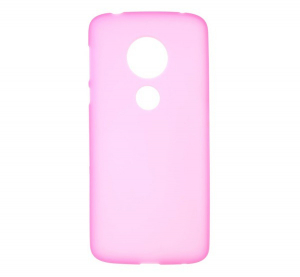 Szilikon telefonvédő (matt) RÓZSASZÍN [Motorola Moto E5 (XT1944)]