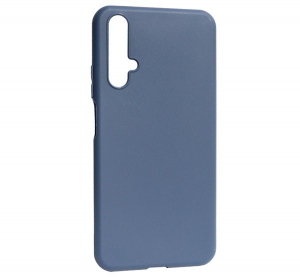 Szilikon telefonvédő (matt) SÖTÉTKÉK [Huawei Nova 5T]