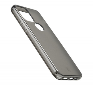 CELLULARLINE műanyag telefonvédő (szilikon keret, közepesen ütésálló, antibakteriális) FEKETE [Samsung Galaxy A21s (SM-A217F)]