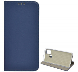 Tok &aacute;ll&oacute;, bőr hat&aacute;s&uacute; (FLIP, oldalra ny&iacute;l&oacute;, asztali tart&oacute; funkci&oacute;) K&Eacute;K [Samsung Galaxy A21s (SM-A217F)]