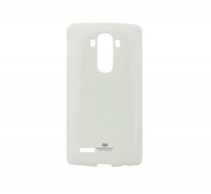 MERCURY Goospery szilikon telefonvédő (csillámporos) FEHÉR [LG G4 (H815)]