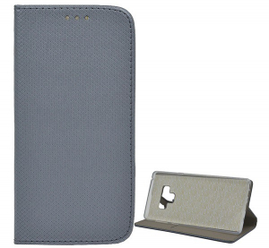 Tok &aacute;ll&oacute;, bőr hat&aacute;s&uacute; (FLIP, oldalra ny&iacute;l&oacute;, asztali tart&oacute; funkci&oacute;, rombusz minta) SZ&Uuml;RKE [Samsung Galaxy Note 9 (SM-N960F)]