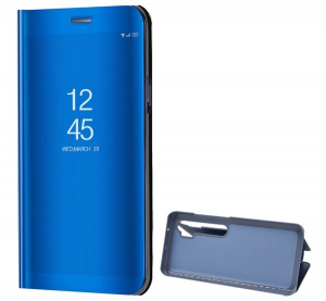 Tok &aacute;ll&oacute; (akt&iacute;v FLIP, oldalra ny&iacute;l&oacute;, asztali tart&oacute; funkci&oacute;, t&uuml;kr&ouml;s fel&uuml;let, Mirror View Case) K&Eacute;K [Xiaomi Mi Note 10 Lite]