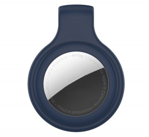 Szilikon tok (&ouml;vre csiptethető) S&Ouml;T&Eacute;TK&Eacute;K Apple AirTag [Apple iPhone 12 mini]