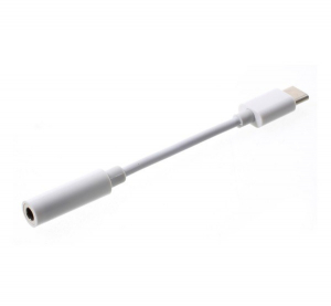 Audi&oacute; adapter (Type-C, - 3.5mm jack aljzat) FEH&Eacute;R