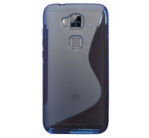 Szilikon telefonvédő (S-line) KÉK [Huawei G8]