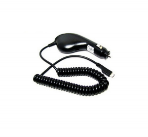 SAMSUNG aut&oacute;s t&ouml;ltő (5V / 700 mA + be&eacute;p&iacute;tett microUSB k&aacute;bel) FEKETE (CAD300UBEC)